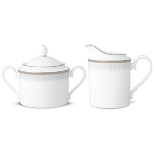 Noritake Silver Colonnade Sugar and Creamer Set - 1 of 4