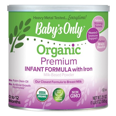 Baby's Only Organic Premium Dairy Powder Infant Formula - 21oz - image 1 of 3