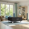 FURNIinspire Coffee Tables Square Modern Conversation Table Center Table For Living Room Storage Furniture With Drawer, Black, 23.6"*23.6"*10.3" - 2 of 4