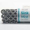 Con-Tact 12"x11" TPR Sink Mat Trellis Gray: Non-Adhesive, Classic Patterns, Spot Clean, Storage & Organization - 2 of 4
