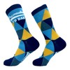 Crazy Dog T-Shirts Men's Promoted To Dad Socks Funny New Baby Family Fathers Day Joke Footwear - 2 of 4