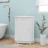 Rbied 17.5 in. W x 17.5 in. D x 31.4 in. H Bathroom Storage Cabinet Linen Cabinet with Adjustable Shelf - 3 of 4