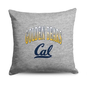 NCAA Cal Golden Bears 16" Heather Gray Sweatshirt Pillow - 1 of 4