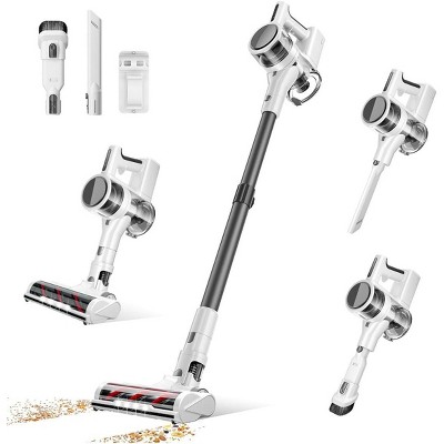 Teendow Powerful Cordless Vacuum Cleaner, Stick Vacuum with 85,000RPM for Hardwood, Pet Hair, Rug and Carpet, White