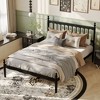 FUFU&GAGA Solid Wood Classic Bed Frame High Load - bearing Even Support - 3 of 4