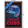 Trends International MLB Chicago Cubs - Neon Helmet 23 Unframed Wall Poster Prints - 3 of 4