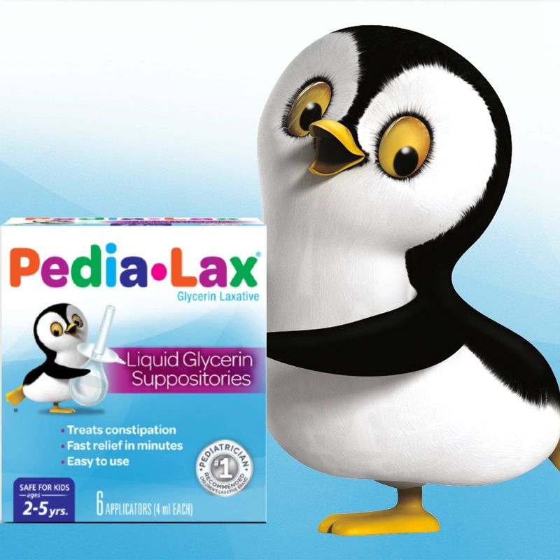 Pedia-Lax Laxative Liquid Glycerin Suppositories for Kids - Ages 2-5 - 6ct, 4 of 8