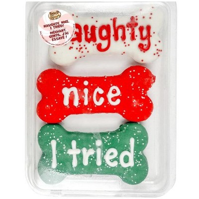 Midlee Santa Paws I was Naughty & Nice Christmas Dog Treats