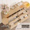6 Drawer Rattan & Wooden Dresser for Bedroom, Rattan Chest of Drawers, MDF Chest of Drawers, Boho Dresser Chest - 4 of 4