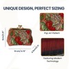 Signare USA Wild Strawberry Coin Clasp Frame Purse - 3 of 4