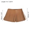 Unique Bargains Soft Faux Leather Double Side Fringe Trim for DIY Sewings - 2 of 4