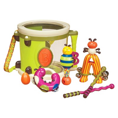 Wooden Rum Drum Early Educational Toys Baby Infant Learning Rum Drum Toys SK 