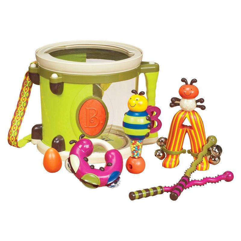 B. toys Toy Drum Set 7 Instruments - Parum Pum Pum, 1 of 14