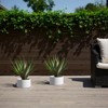 Wooakway Outdoor/Indoor/Decor/Garden Large Tall Metal Planter Pots Planter Boxes Cachepots Nursery Pots - 2 of 4