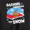 Boys' - SpongeBob SquarePants - Dashing Through The Snow Graphic Long Sleeve Fleece Sweatshirt - 2 of 4