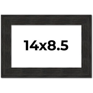PosterPalooza | Photo Size Contemporary Black Frame - UV Acrylic, Foam Board Backing, Hanging Hardware - 1 of 4