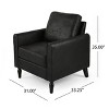 31"W Accent Chair Club Chair with Cushion-Merax - 3 of 4