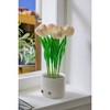 Led Tulip Table Lamp Usb Charging Simulation Flower Bedside Night Light For Home Bedroom Decoration - image 3 of 4