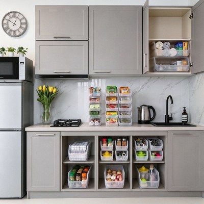 Sorbus Medium Open Front Stackable Kitchen Storage Bin – Pantry & Cabinet Organizer — фото 2