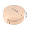 Unique Bargains Portable Round Jewelry Box for Travel 1 Pc - 4 of 4