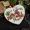 Santa's Favorite Football Player Ornament, Playful Athletic Christmas Gift| OrnamentallyYou - 4 of 4