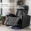 270° Power Swivel Recliner with LED Lights, 360° Tray Table & USB Port - Home Theater Electric Chair for Living Room - 3 of 4