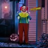 Slickblue Spooky Animated 6FT Halloween Standing Decoration with LED Lights, Sound, and Reusable for Outdoor Use - 3 of 4
