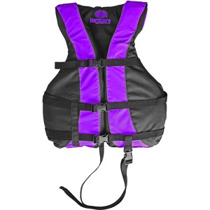Hardcore life jacket paddle vest; Coast Guard approved Type III PFD life vest flotation device w/Leg Strap - 1 of 4