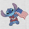 Women's Lilo & Stitch Tropical American Flag Racerback Tank Top - 2 of 4