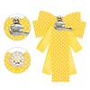 INSPIRE CHIC Women's Shirt Decoration Polka Dots Bow Ties Ribbon Brooch Pin 1 Pc - 3 of 4