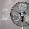 Hurricane Oscillating Stand Fan – 3-Speed, Quiet, Powerful, Adjustable Height, Durable Design for Home, Office, and Greenhouse - image 3 of 4