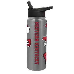 NCAA Western Kentucky Hilltoppers Varsity Thirst Water Bottle - 24oz - 1 of 3