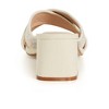 Women's Plus Size WIDE FIT Tuscany Slide - cream | CITY CHIC - 3 of 4