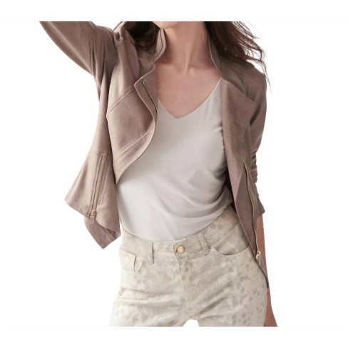 Women s Soft Suede Military Jacket Joseph Ribkoff Target