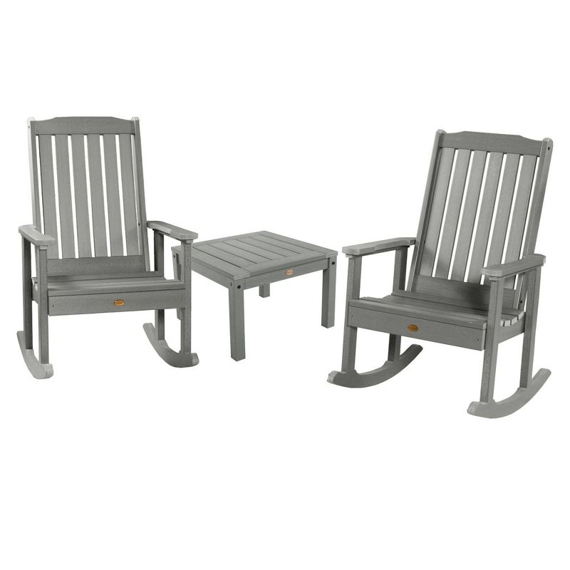 Lehigh Rocking Chairs 2pk with Adirondack Side Table - Highwood, 1 of 11