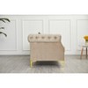 2 Piece Velvet Chesterfield Button-Tufted Sofa Sets for Living Room - 4 of 4
