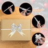 Unique Bargains Plastic Gold Edge PP Plastic Glossy Appearance Gift Wrap Satin Pull Bows 200 Count - 4 of 4