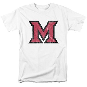 Men's Miami University Distressed Primary Miami University Ohio Logo T-Shirt - 1 of 4