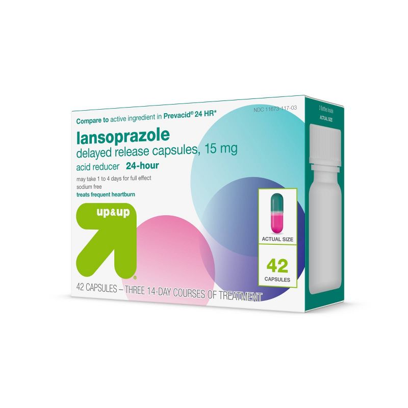 Lansoprazole 15mg Acid Reducer Delayed Release Capsules - 42ct - up &#38; up&#8482;, 5 of 9