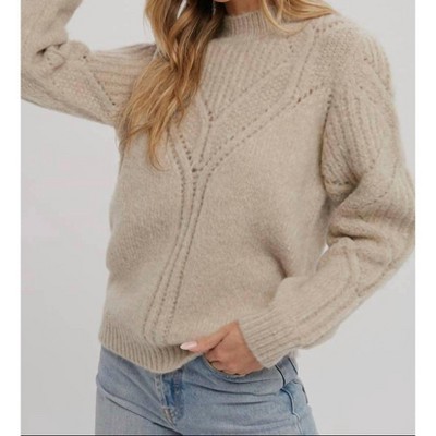 Women's Open Stitch Detail Sweater - BluIvy