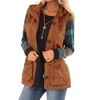 Imily Bela Women's Casual Military Utility Vest Lightweight Sleeveless Drawstring Jackets with Pockets - 3 of 4