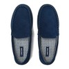 Lands' End Men's Flannel Lined Suede Slip On Moccasin Slippers - 2 of 4
