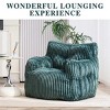 Soft Fluffy Corduroy Fabric Bean Bag Chair,Modern Bean Bag Chair,Bean Bag Chair For Bedroom-Cuddlewood - 3 of 4