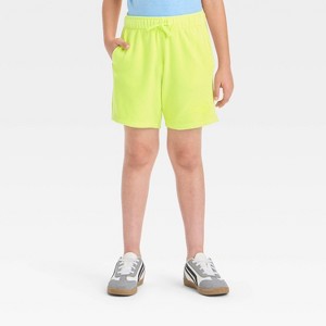 Boys' 'Above the Knee' French Terry Pull-On Shorts - Cat & Jack™ - 1 of 3