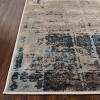 Distressed Abstract Lines Indoor Runner or Area Rug by Blue Nile Mills - 3 of 4