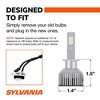 SYLVANIA H1 LED -  Fog Lights For Cars and Trucks - Headlight Bulbs for Off Road Powersports - 6000k Cool White LED Light - Long-Lasting Bulbs - 4 of 4