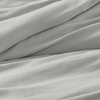 Cotton Linen Garment Washed 3 Piece Duvet Cover Set by Blue Nile Mills - 3 of 4