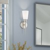 Livex Lighting Witten 1 - Light Wall Light in  Brushed Nickel - 3 of 4