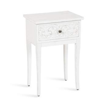 Kate and Laurel Cassetta Wood Side Table
