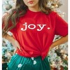 Simply Sage Market Women's  Joy Typewriter Short Sleeve Graphic Tee - 2 of 4